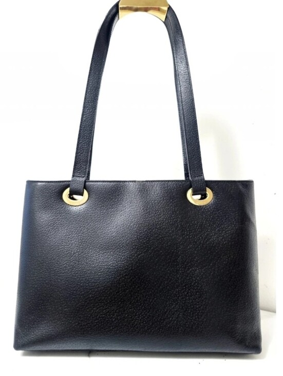 Gucci Handbags - Gucci Black Leather Bag